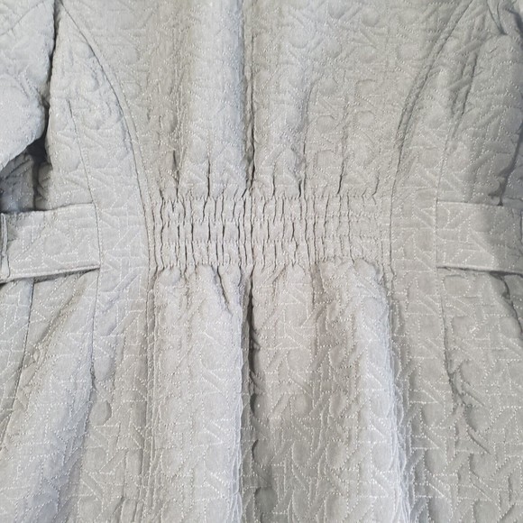 Gallery Quilted Jacket Coat Womens Small Black 4 Pockets Cinched Back Classic - Picture 6 of 15